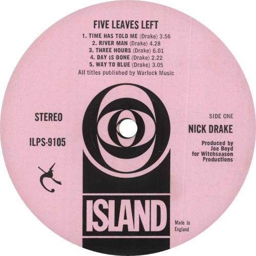 Nick Drake - Five Leaves Left LP ➕1枚 Nick Drake - Five Leaves Left (180g Vinyl LP) - Music Direct
